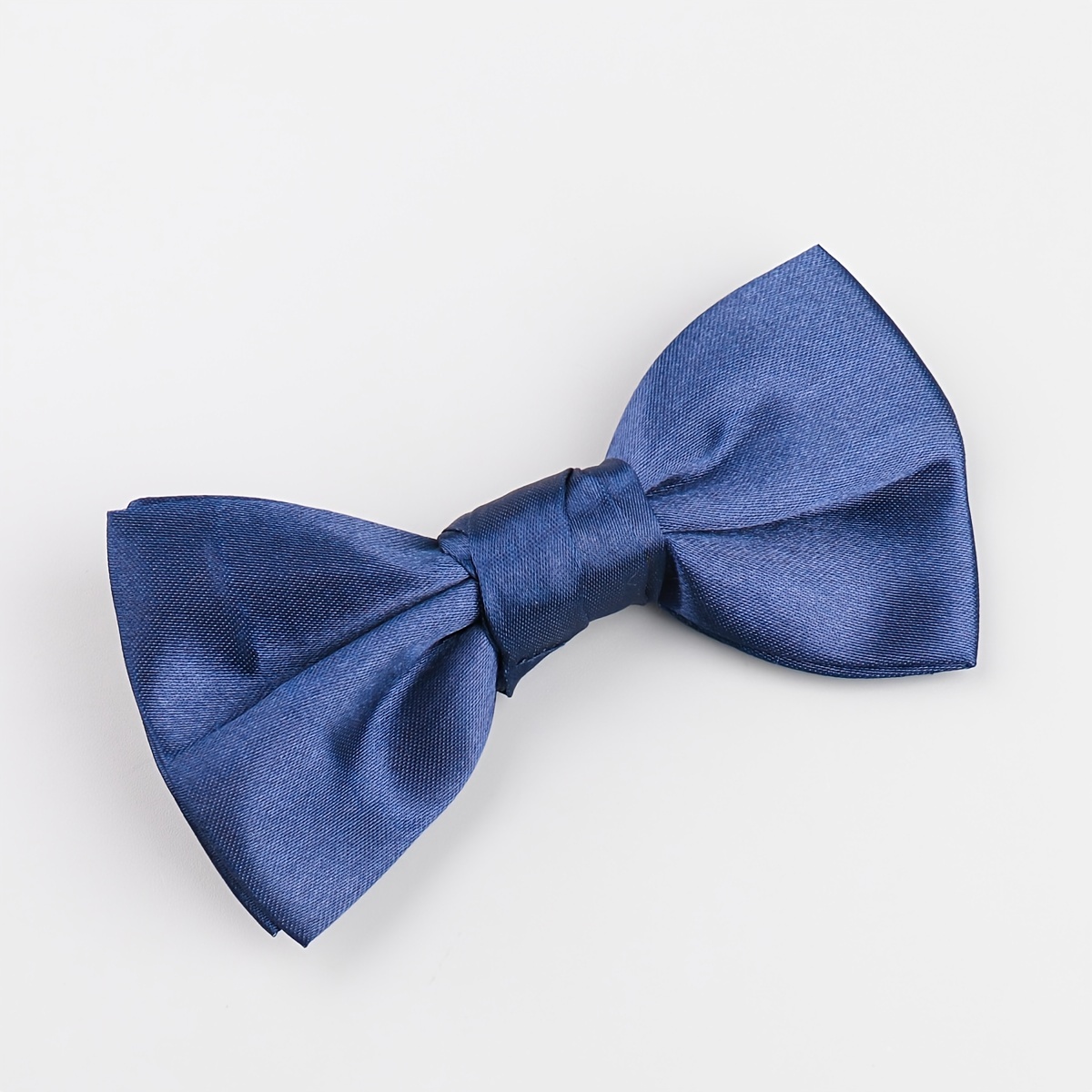 WXBDD Silk Suspenders Necktie Bow Tie Set for Men Blue Clip-on