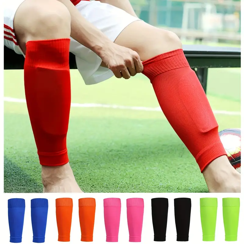 1 Paire Couvre jambes Football Unisexe Chaussettes Sport - Temu France