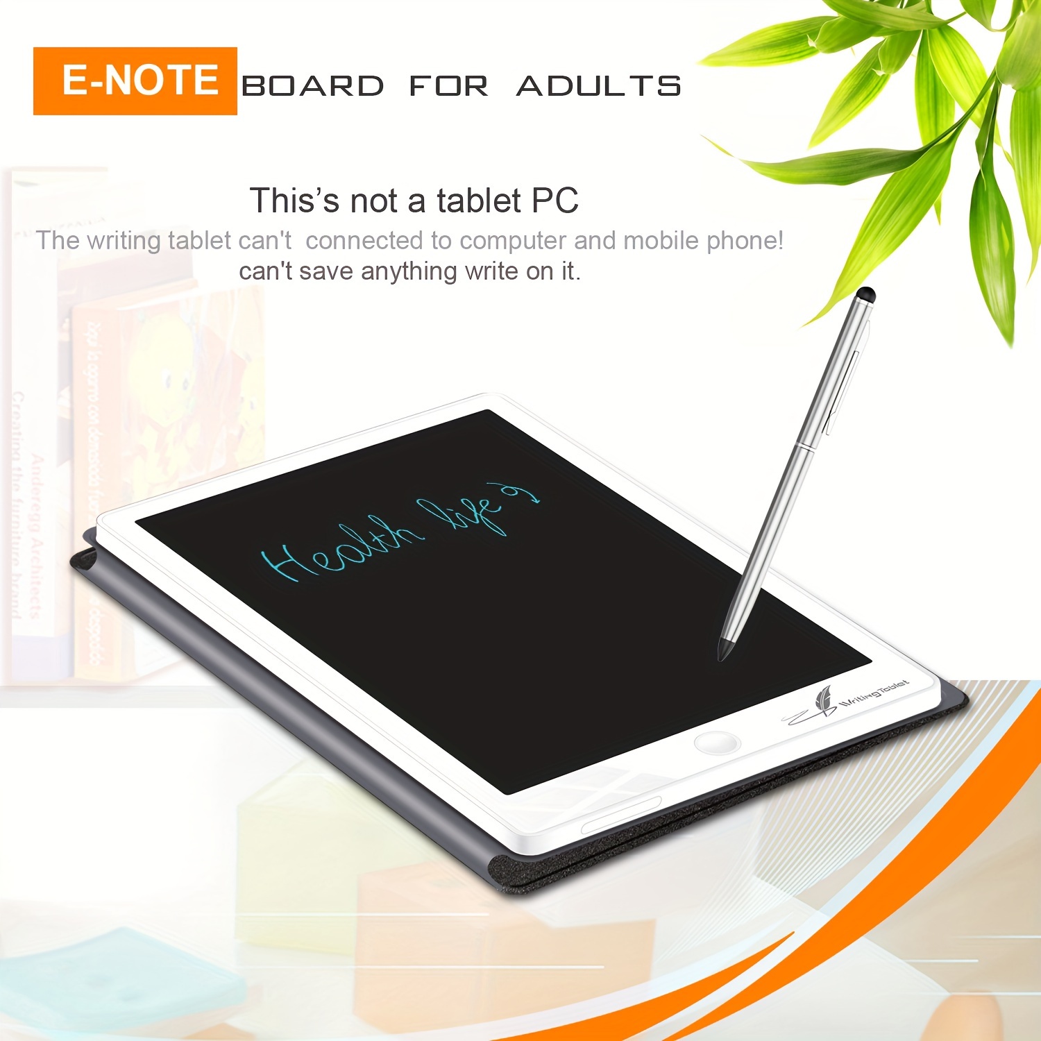 7 35inch Lcd Writing Tablet With Leather Case Digital Drawing