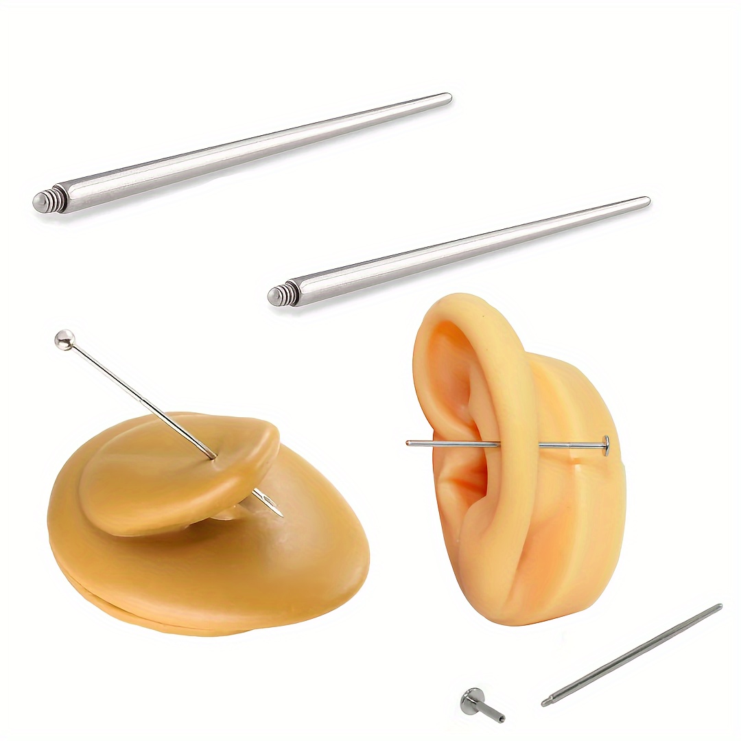 Stainless Steel Piercing Needle Receiving Tube Jewelry - Temu