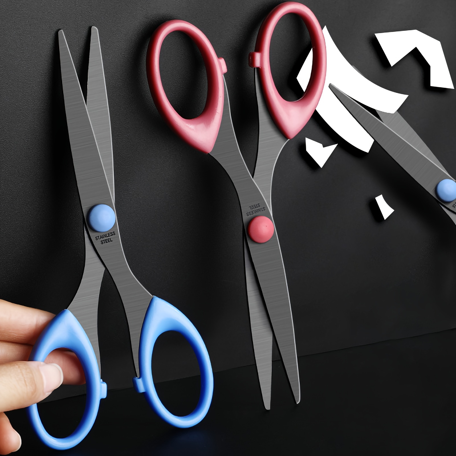 Super Sharp Spring Tension Heavy Duty Craft Scissors 6.5 — Leather  Unlimited