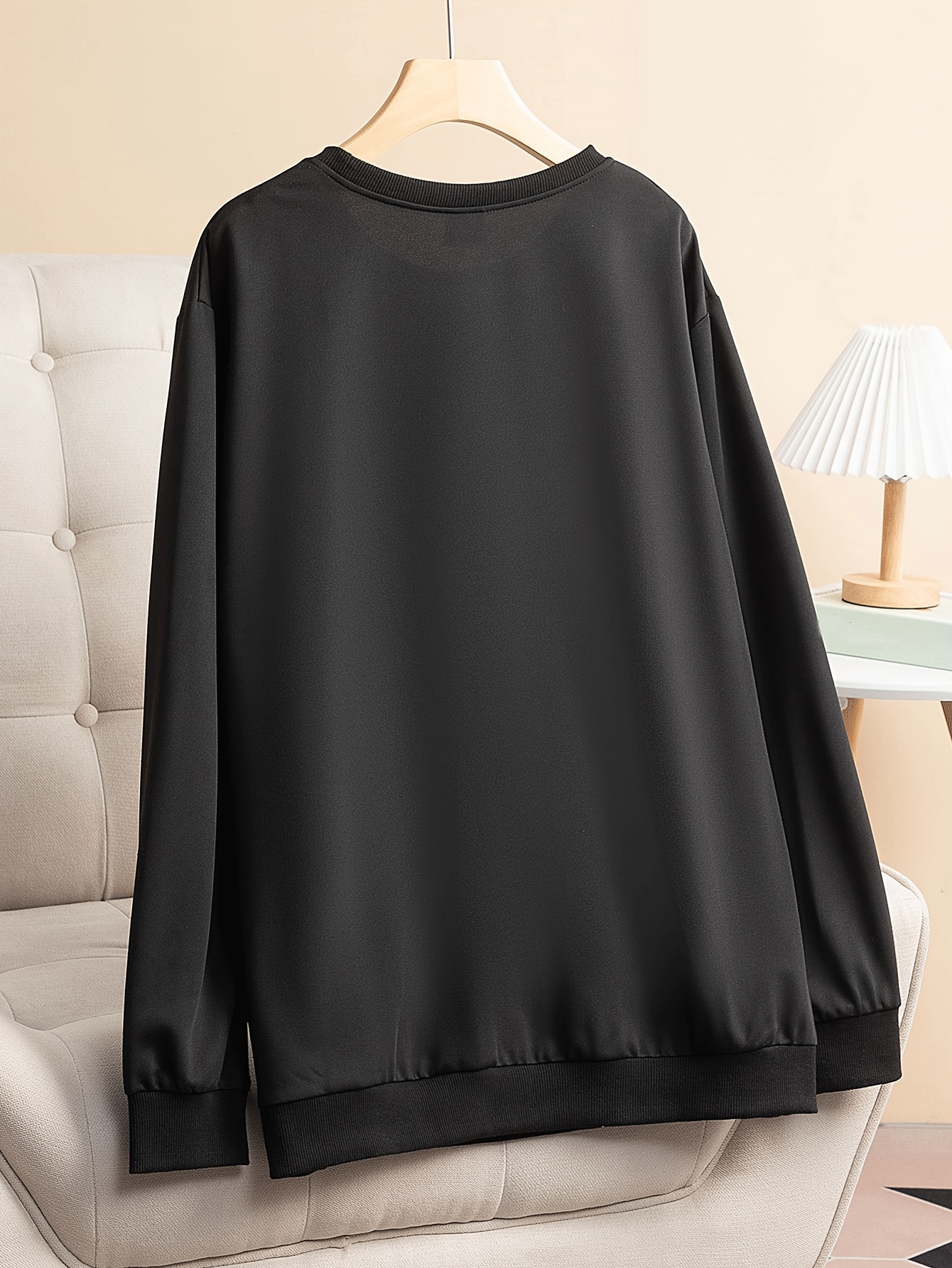 Leopard Print Lounge Top Long Sleeve Stretch Sleepwear Tee