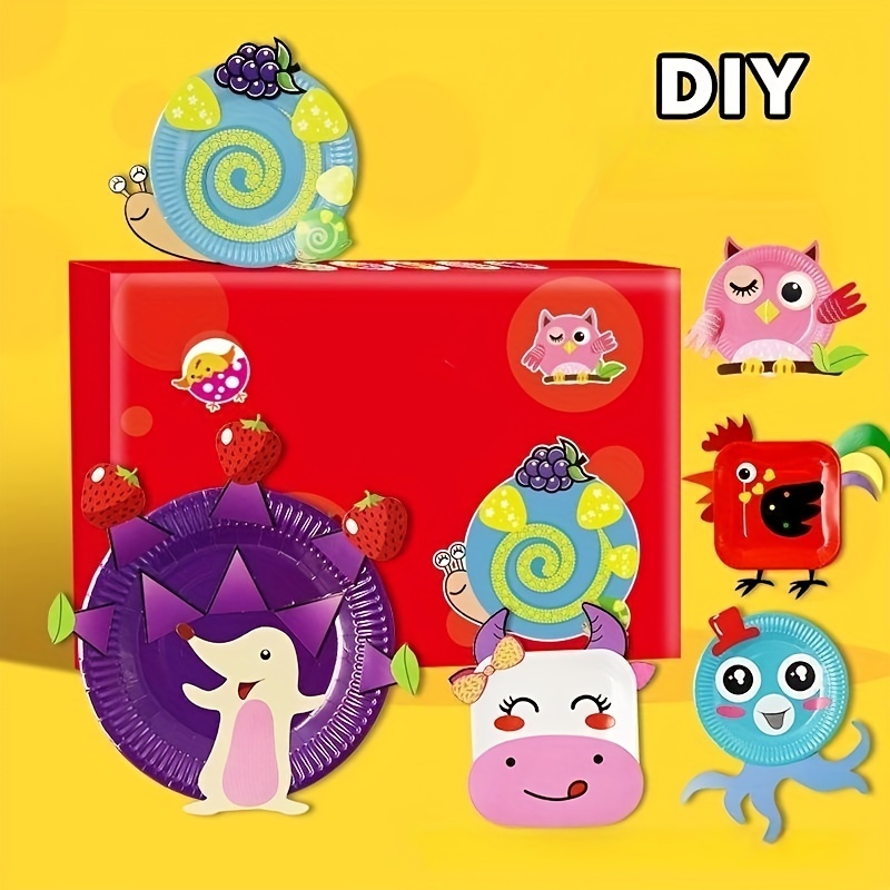 DIY Animal Art Supplies for Preschool Art Activities Toddler Craft