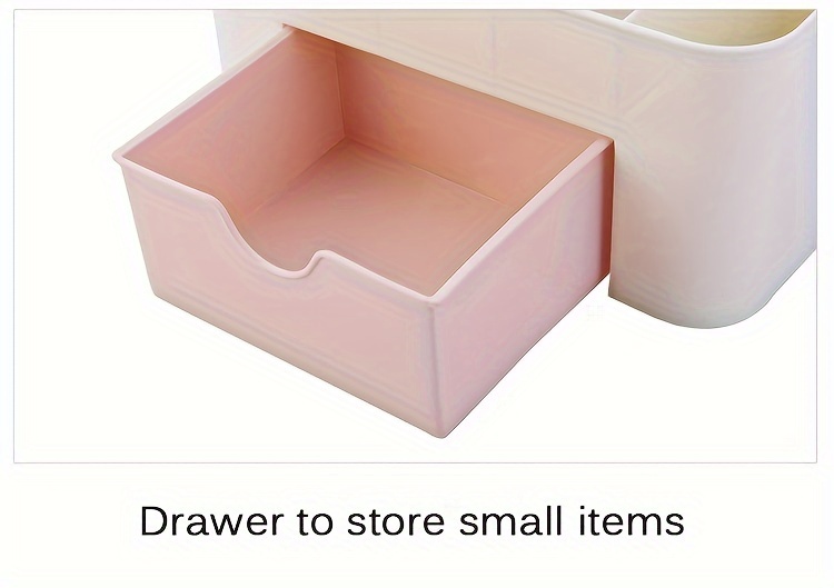 organize   toddler supplies with this stylish pink desktop storage drawer christmas halloween thanksgiving day gift details 7