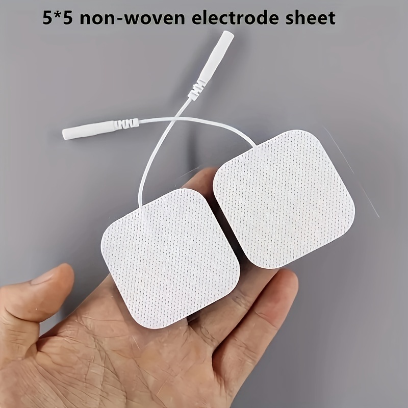 Electrode Pads, For Ems Muscle Stimulator Massager, Reusable Non-woven  Fabric Self-adhesive Massage Patch, Replacement Pads - Temu