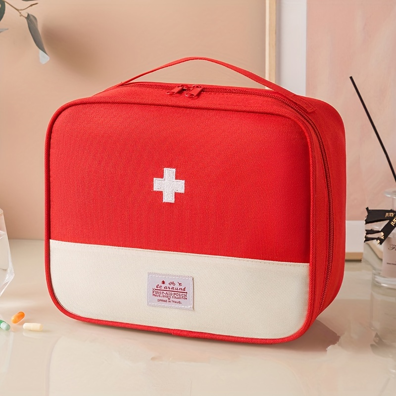 Portable Emergency Box Empty First Aid Kit Household Organizer Outdoor  First Aid Box Travel Camping Plastic First Aid Storage Box Office Workplace