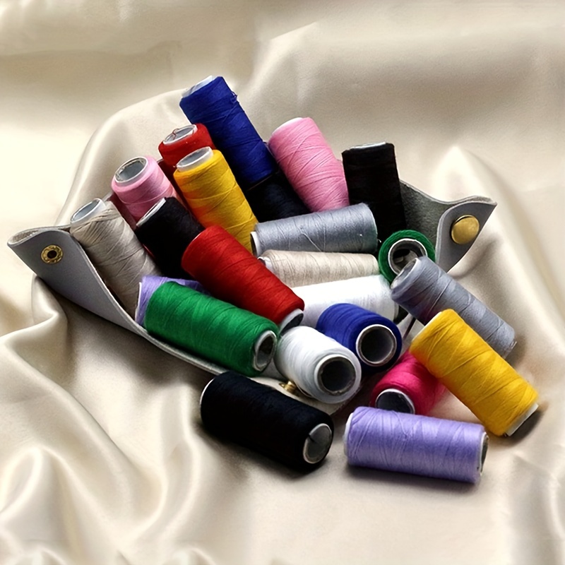 Comprar Hilo de bobina negro, hilos de coser multicolores, 72