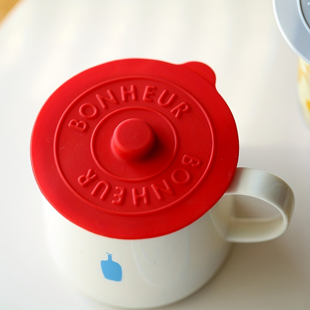 Neue Modische Tasse Deckel Kreative Lebensmittel-grade Silikon Cup  Abdeckung Wärme-beständig Sicher Gesunde Silikon Deckel