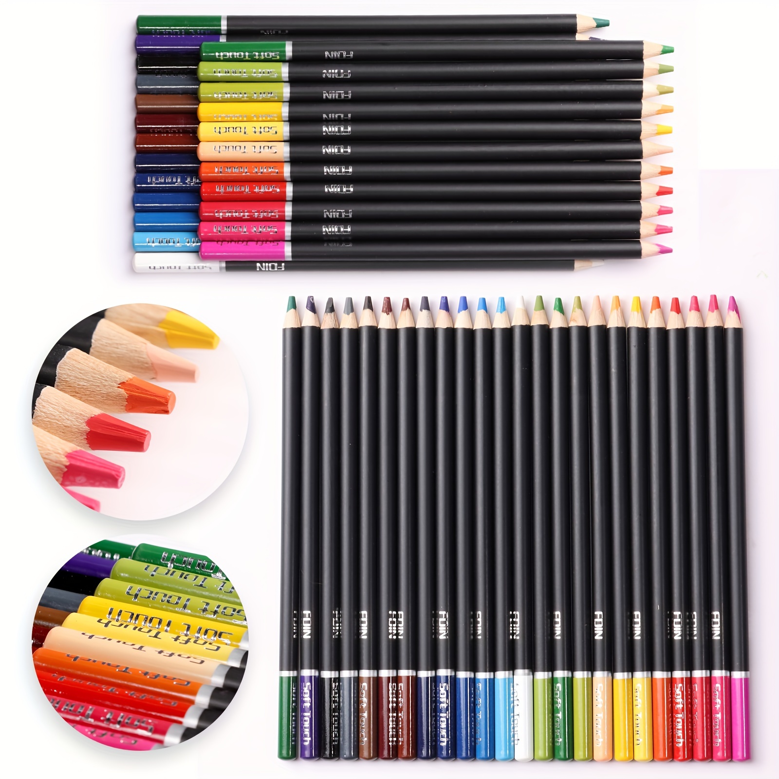 Coloring Pencils Set, Box Of Colored Pencils For Classroom, 24 Or