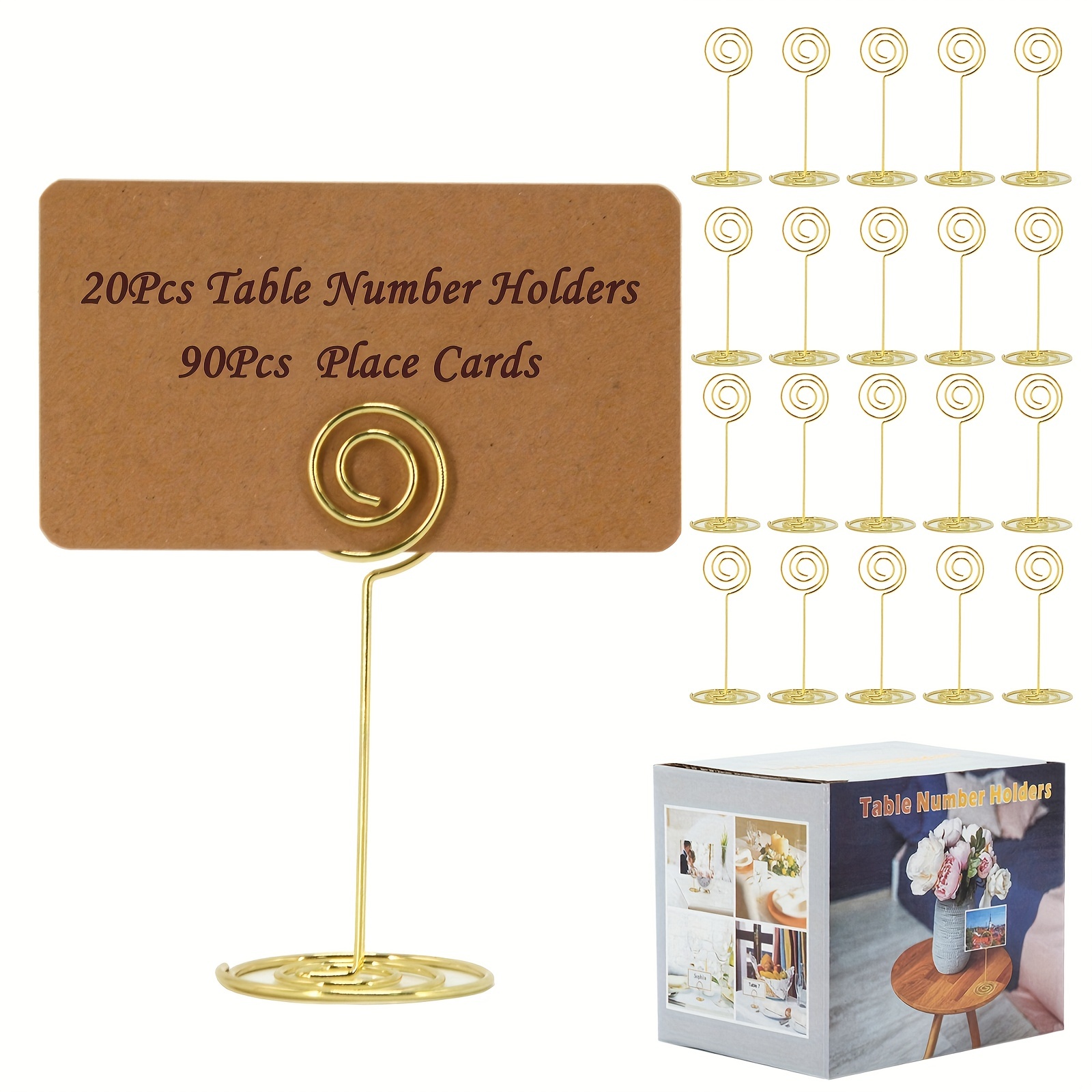 Elegant Table Number Holders And Card Holders Perfect - Temu