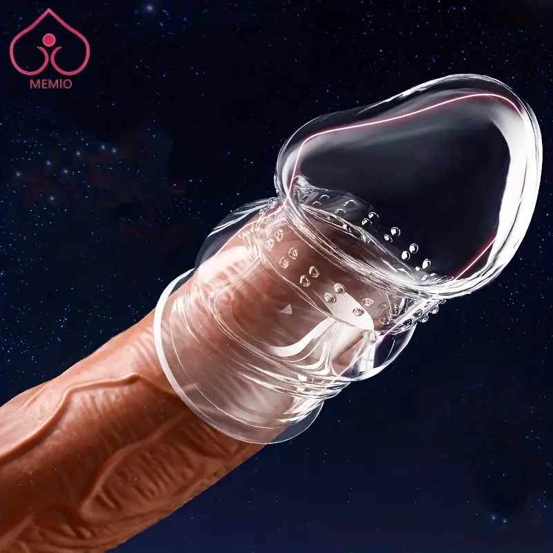 Anillo transparente para pene para agrandar el pene, anillos para el  prepucio, retardante de eyaculación, anillos reutilizables para el pene,  extensor
