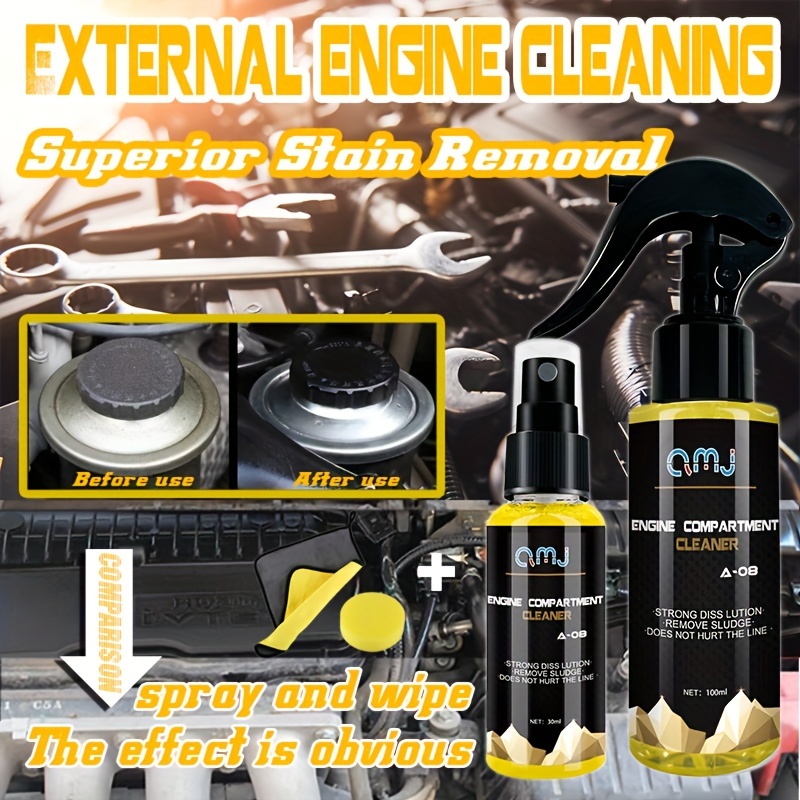 50/100/200ml Kit Limpieza Cuidado Motor Interior Limpiador - Temu