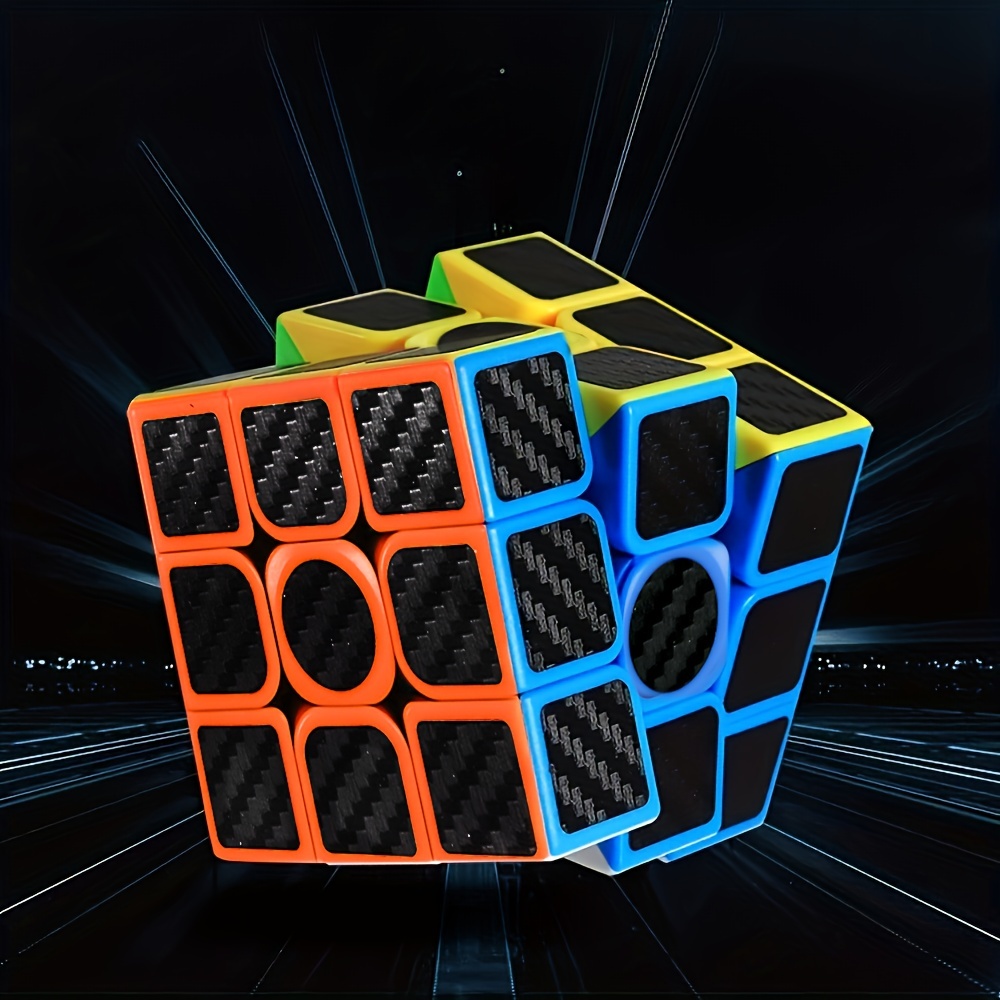 Carbon Fiber Magic Cube 2x2 3x3 4x4 5x5 Pyramid Series Cube - Temu