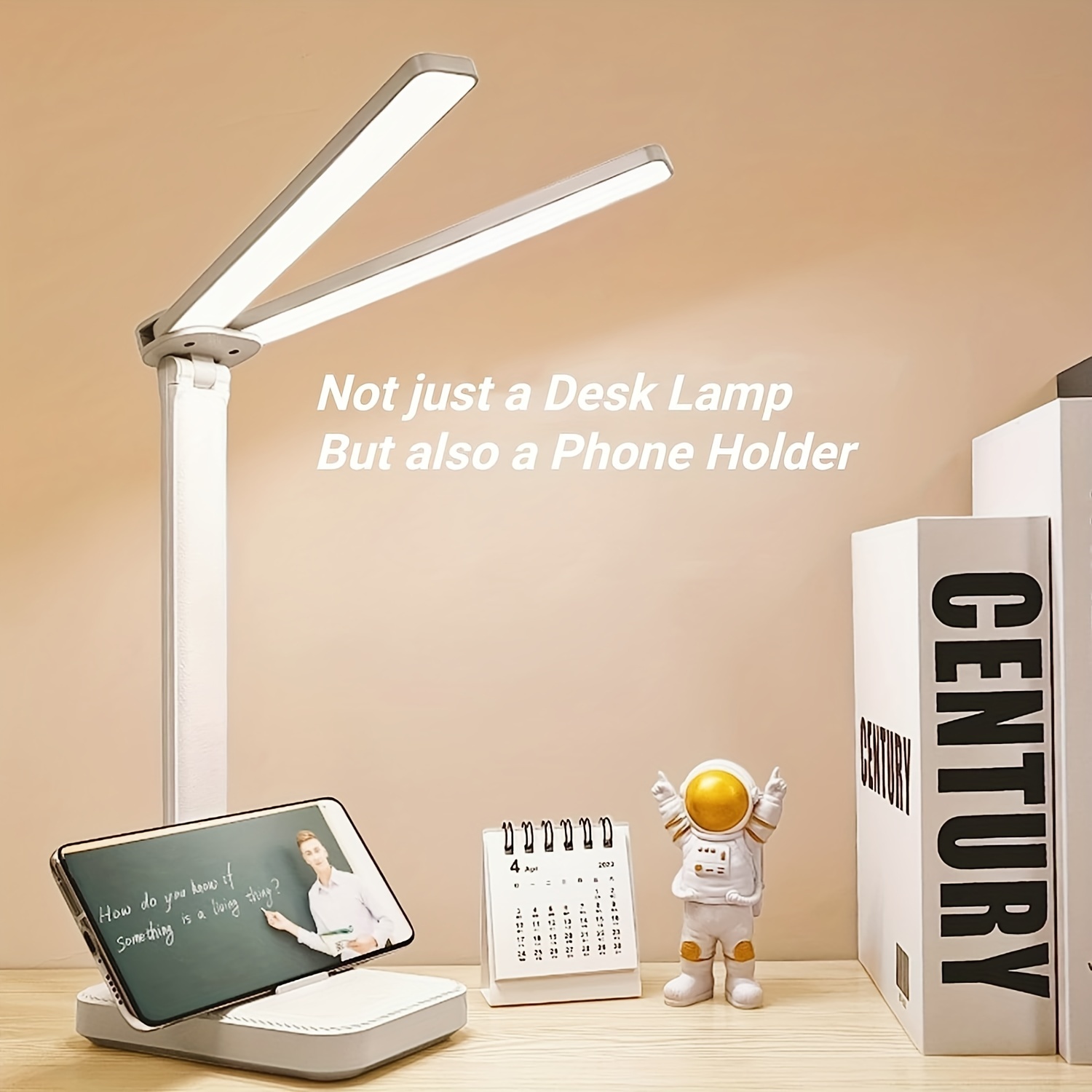 Comprar Lámpara de escritorio LED plegable, lámpara de mesa portátil  recargable por USB/batería para niños, lectura, dormitorio, oficina,  lámpara de mesa Led, luz nocturna