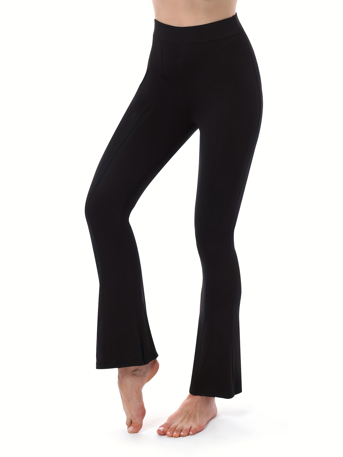Flaunt Style In Stylish Bootcut Yoga Pants Pockets High - Temu