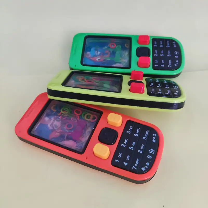 1 pièce téléphone portable anneaux à eau téléphone coloré jeu anneaux à  eau, cadeau amusant fête d’anniversaire, jouet pour prix de compétition et  cad