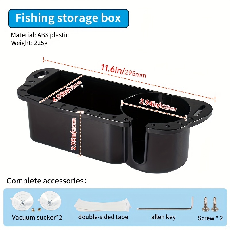 Marine Fishing Storage Box Cup Holder Yacht Fishing Accessories Fishing  Multi Function Storage Box Toolbox White - Sports & Outdoors - Temu Canada