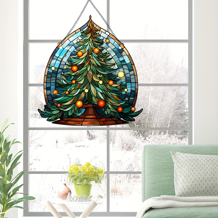 1pc Cerf De Noël Anormal En Acrylique Suncatcher En Acrylique Tache De  Fenêtre Suspendu Pendentif Décoration Murale Décoration De Fenêtre  Artisanat Pendentif De Vacances Chambre Salon Bureau Décoration À La Maison  