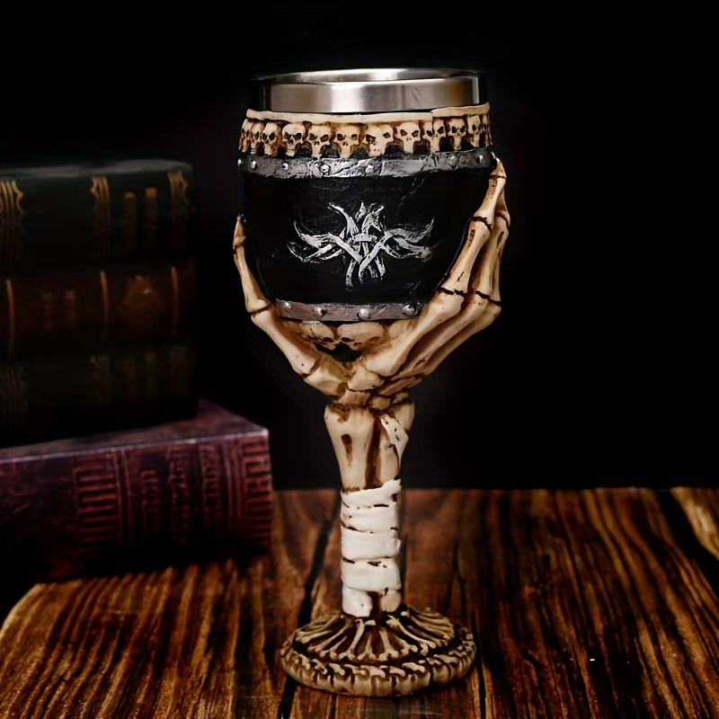 Copa tres calaveras, decorativa (1 unidad) ⚔️ Tienda-Medieval