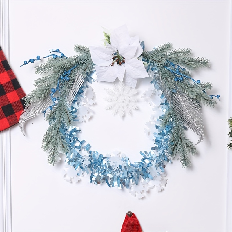 Christmas Decoration Simulation Flower Small Wreath - Temu