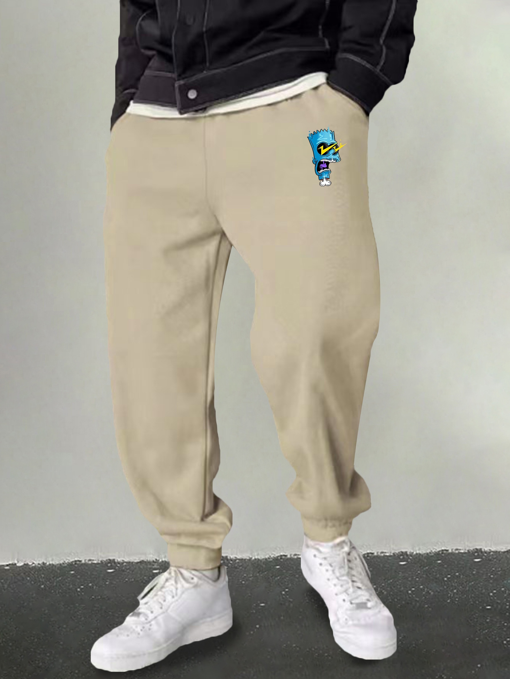 Men Cartoon Graphic Sweatpants