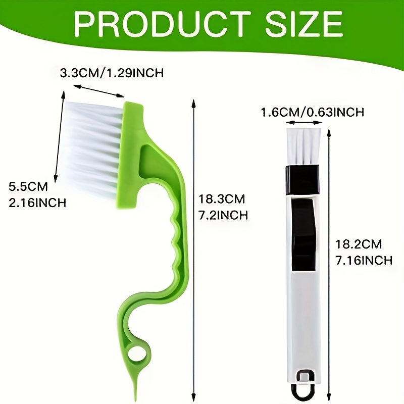 Door Window Groove Cleaning Brush, Handheld Grip Crevice Corner  Multipurpose Clean Tools Window Slot Slide Brush Head