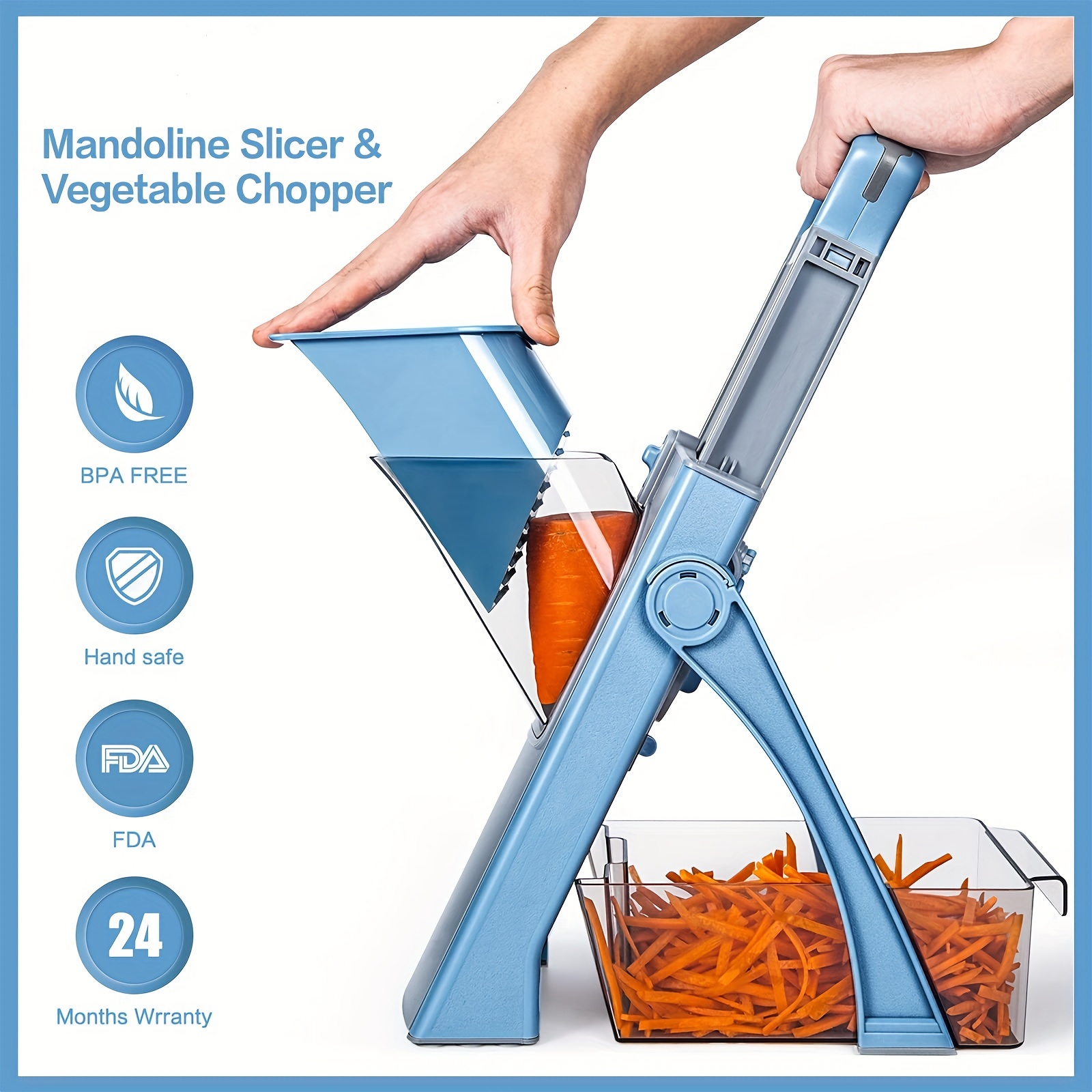 Multifunctional Mandolin Slicer And Vegetable Grater - Easy To Use And  Clean, Perfect For Home Kitchen Use - Temu France