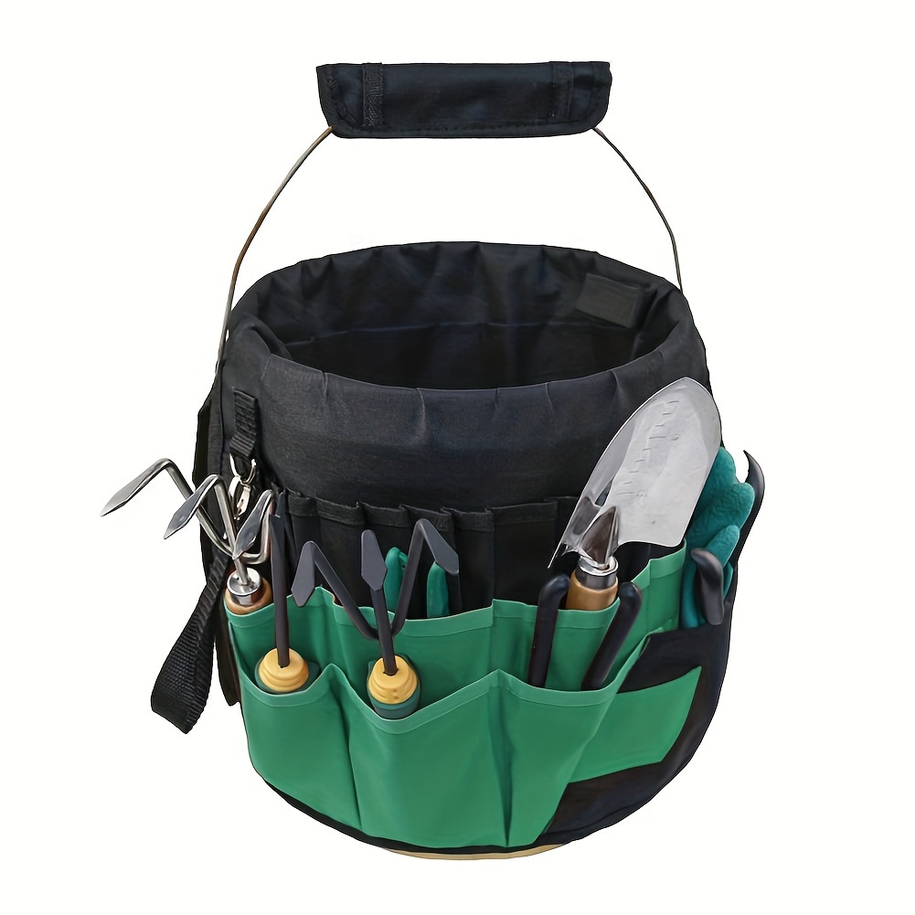 Bucket Type Tool Bag Large Capacity Portable Durable Storage - Temu