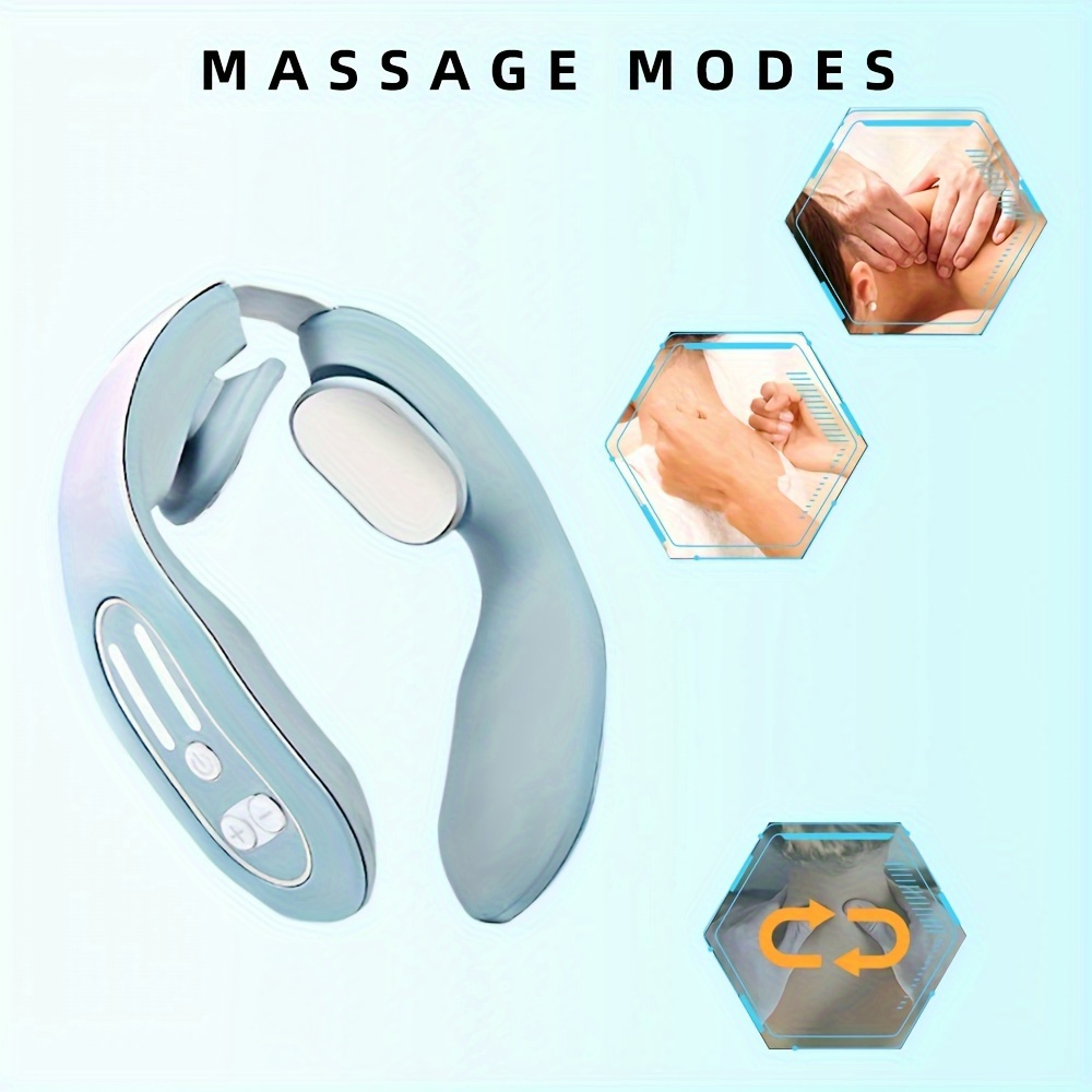 Neck Acupoint Lymphatic Massager, Electric Pulse Neck Massager, Intelligent  Heated Neck Massager, Reducing Fat And Wrinkles, Promoting Blood Pressure  Circulation, And Soothing Muscles