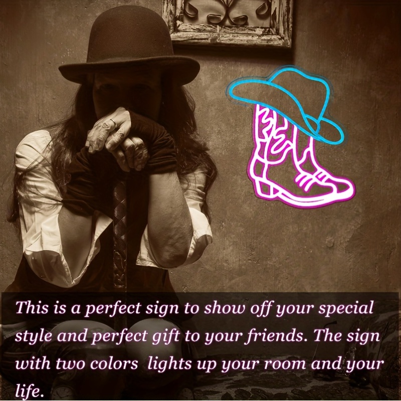 Light up cowboy store boots for adults