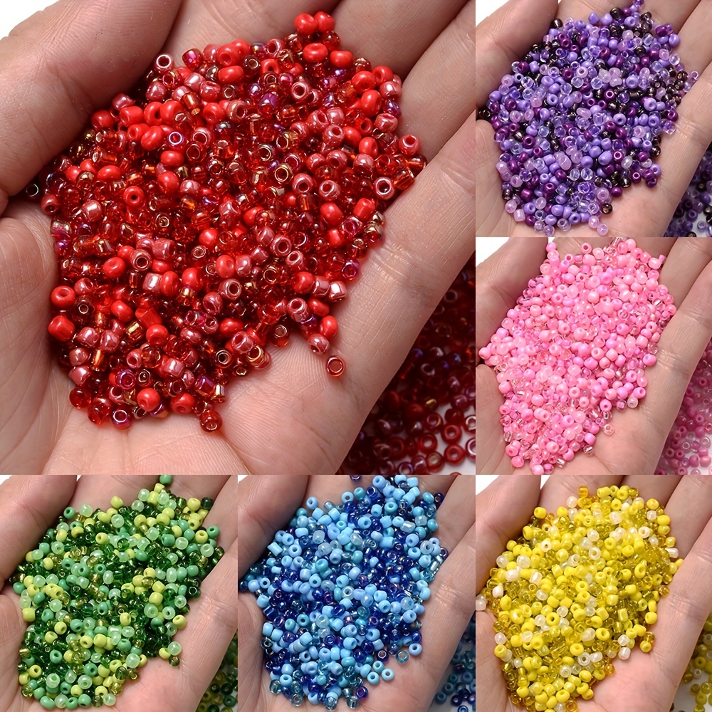Seed Beads for Bracelets Colored Small Glass Beads for Bracelets