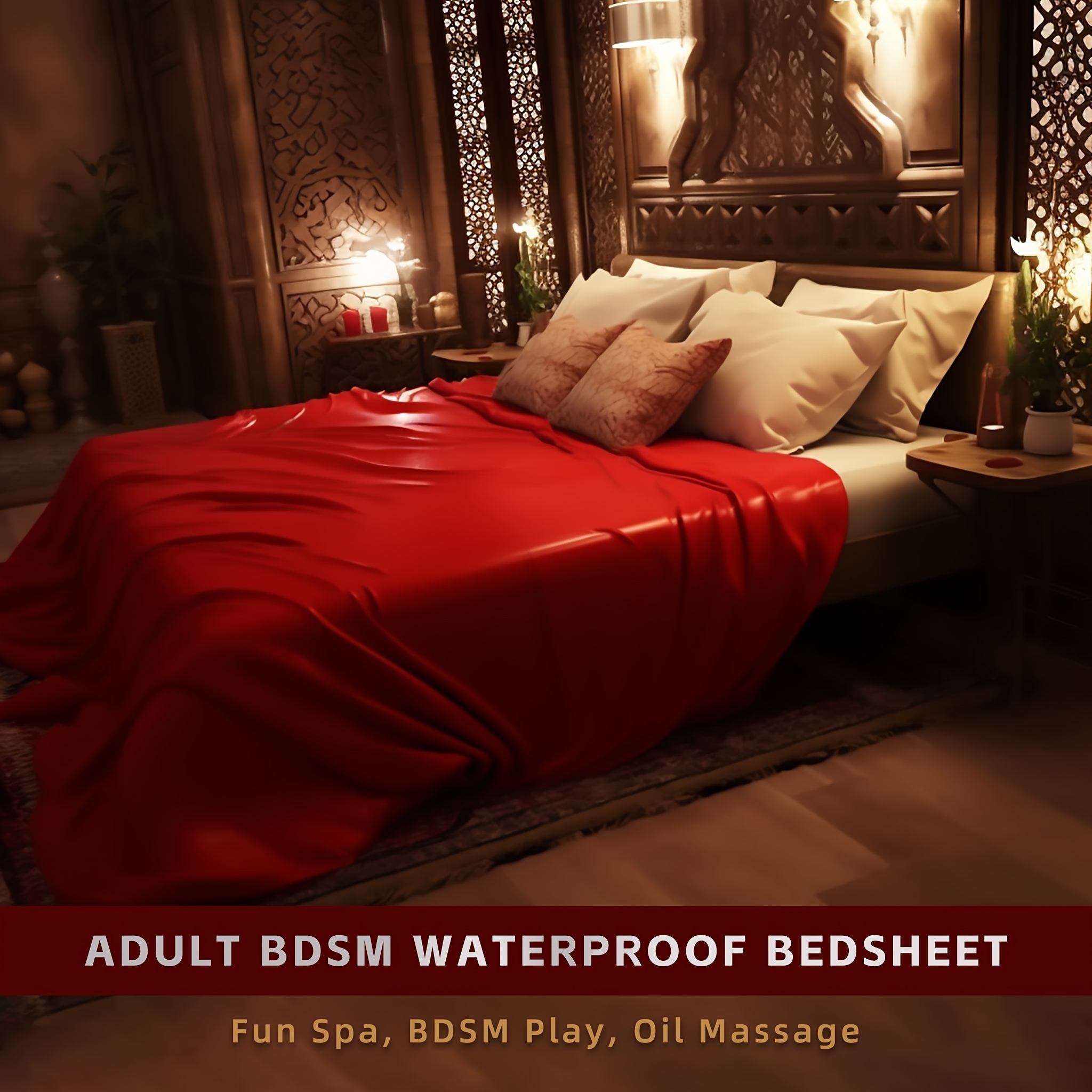TINKSKY Waterproof Bed Sheet Sex Flirting Bed Cover Adult Oil