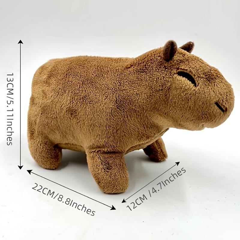 8 8in 22cm simulation stuffed animals capybara rodent plush toys cute lifelike capybara plush dolls soft animal holiday gifts halloween decor christmas gift thanksgiving 6