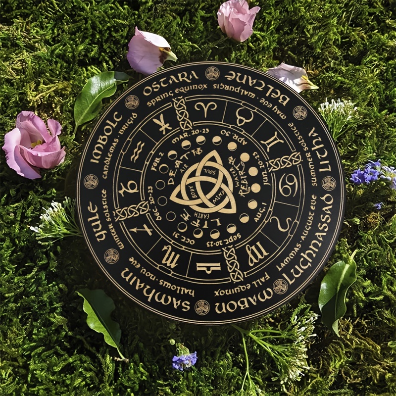 Tablero Ouija 11.8'' X 9.0'' Conjunto De Tablero De Adivinación De  Radiestesia De Madera Negra, Tablero De Respuestas Grabado Con Láser