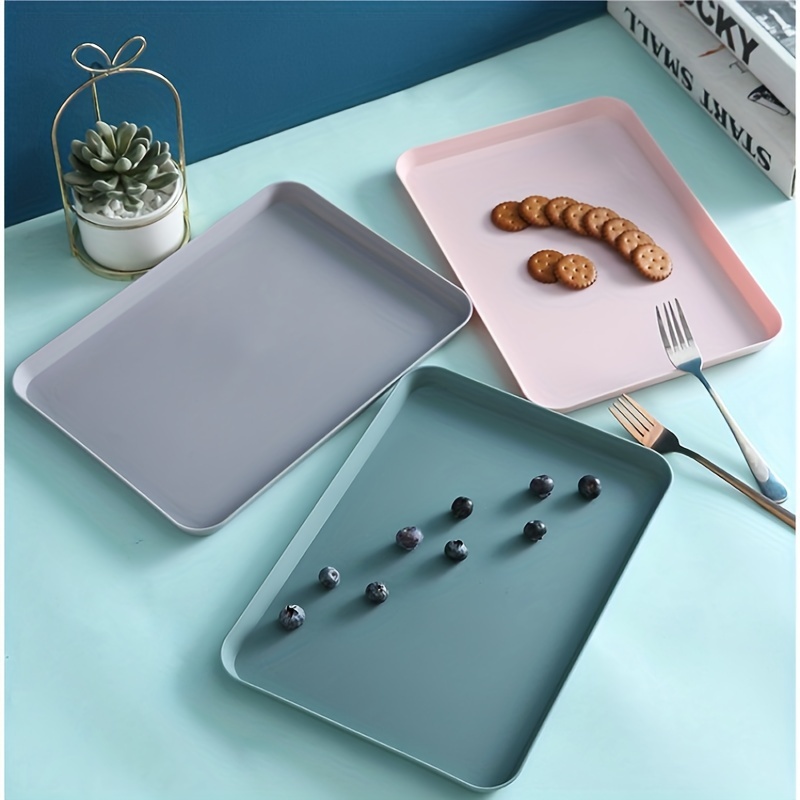 Plastic Serving Trays Plastic Fast Food Tray Reusable - Temu