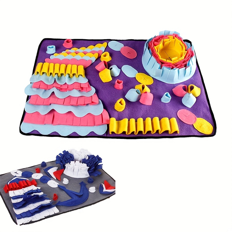 Interactive Pet Snuffle Mat Slow Feeder Dog Puzzle Toy Training Anxiety Relief