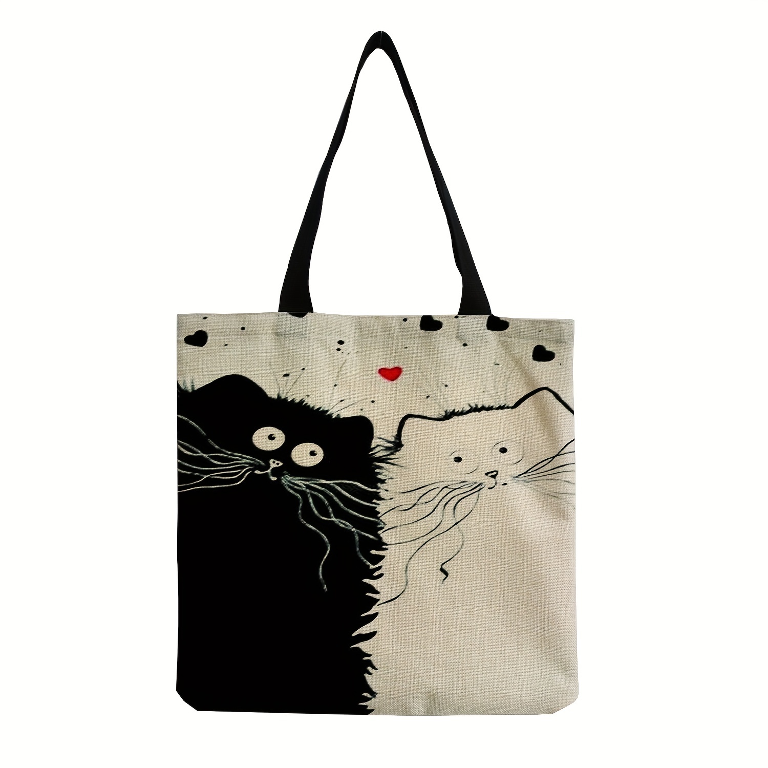 Cat Pattern Tote Bag - Travel and Work Essential