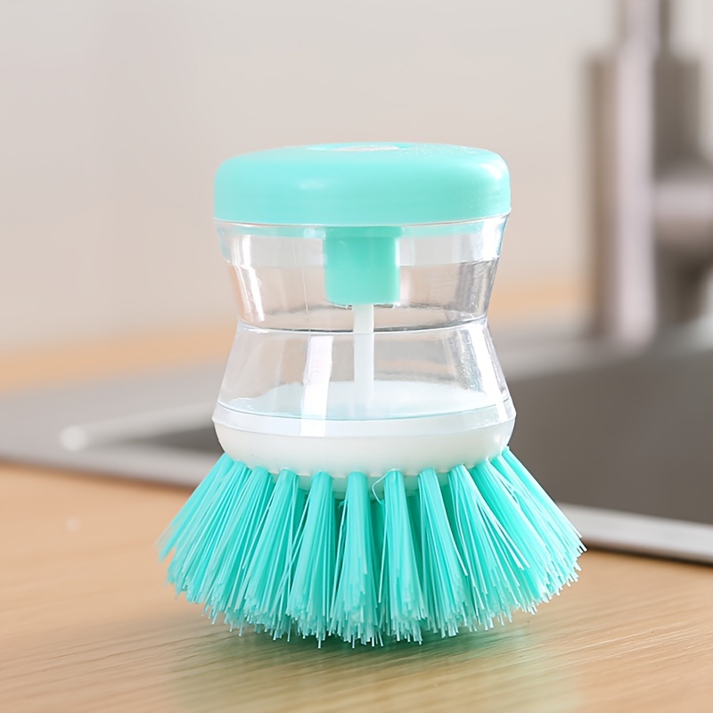 Efficient Kitchen Wash Pot Dish Brush With Soap Dispenser - Temu