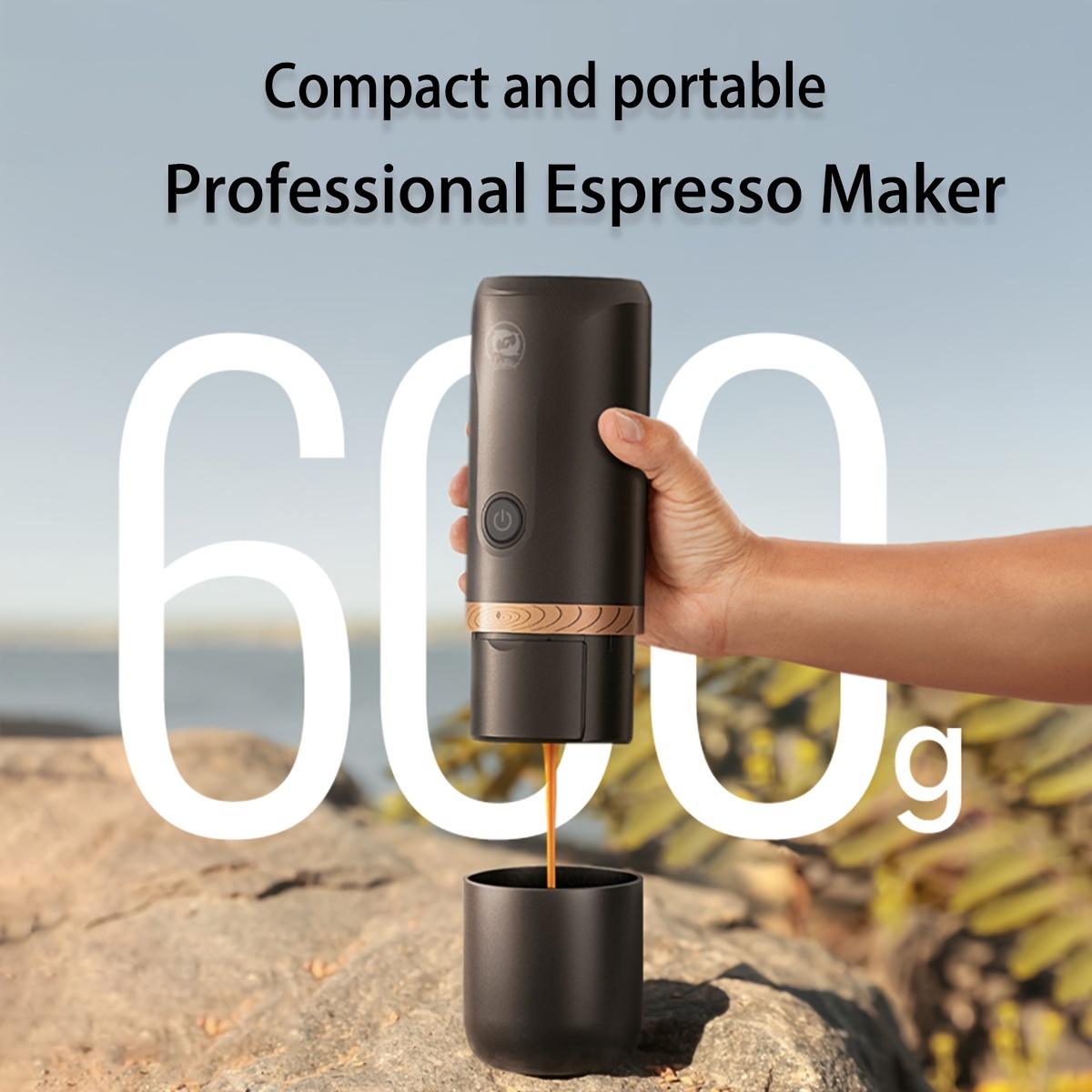 HiBREW Wireless Portable Espresso Coffee Machine for Car and Home Camping Travel  Coffee Maker made Nespresso