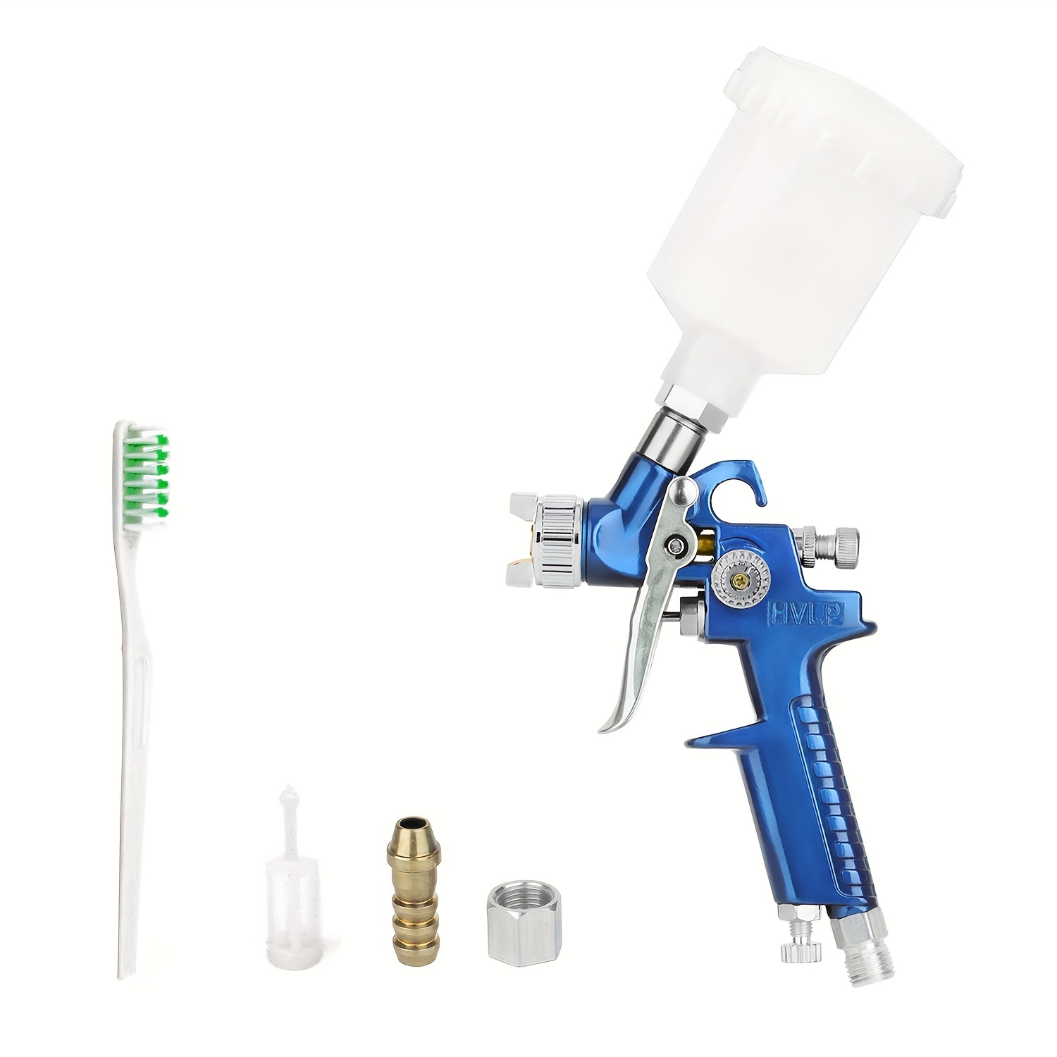 125ml Spray Gun 0.8mm/1.0mm Nozzle Hvlp H-2000 Spray Gun Airbrush Mini  Paint Sprayer Air Brush Paint Tool For Car Painting Diy