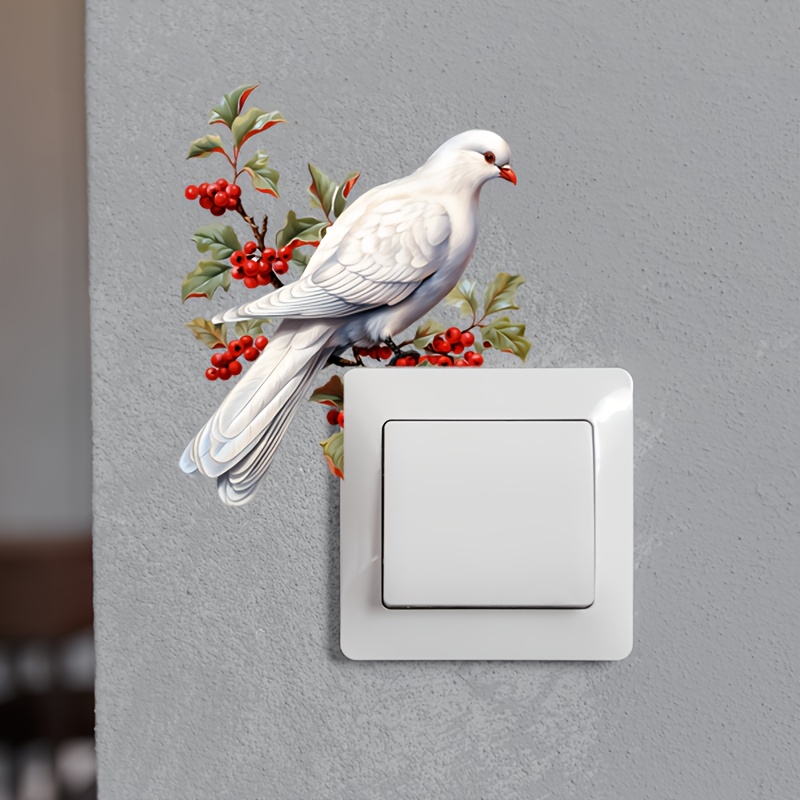 1pc Of Decorative Wall Stickers Featuring A , Suitable For Beautifying Switches, Cabinets, Doors, And Windows