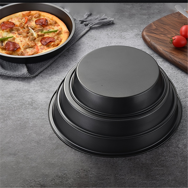 Bandeja de pizza para hornear bandeja para hornear pizza con Binaural  redondo para pizza Horno de cerámica para horno de microondas (color:  blanco