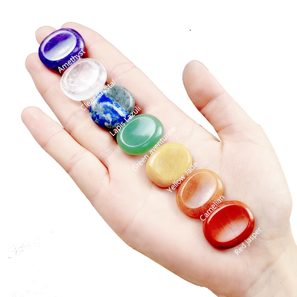 7pcs 7 Natural Stone