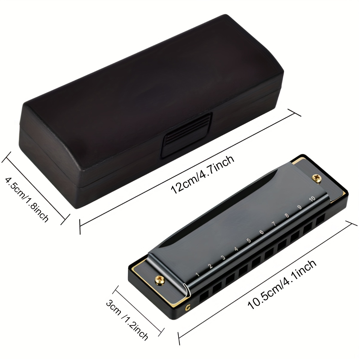 World's Smallest Harmonica: A miniature music-maker that plays in the key  of C.