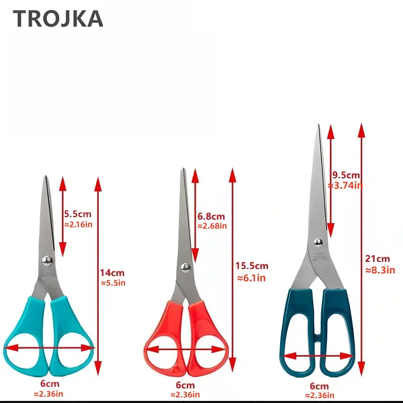 Trojka Troka Scissors Multicolor Household Multifunctional Scissors - Temu
