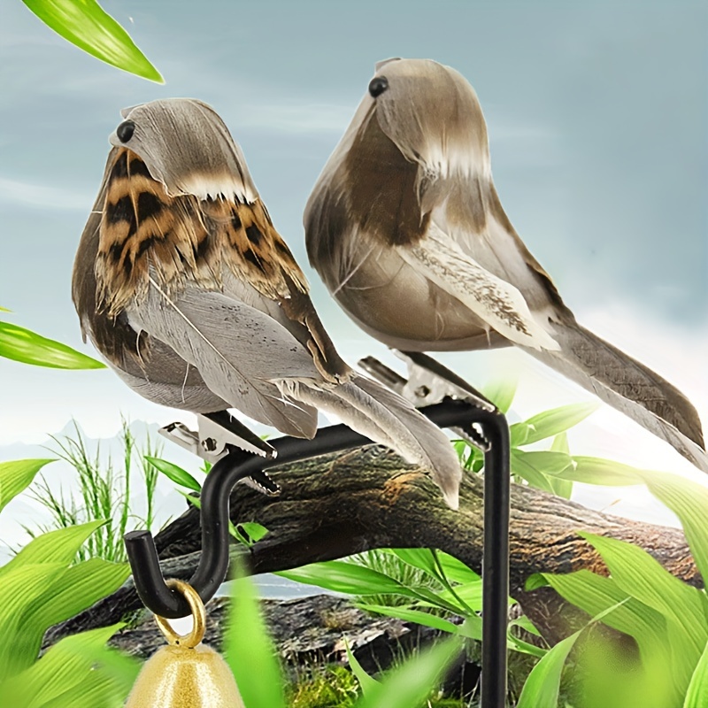 Grande figurine de perroquet de simulation faite à la main, plume d'oiseau  en mousse, ornement de pelouse, accessoire de décoration d'oiseau de  jardin, 60cm - AliExpress