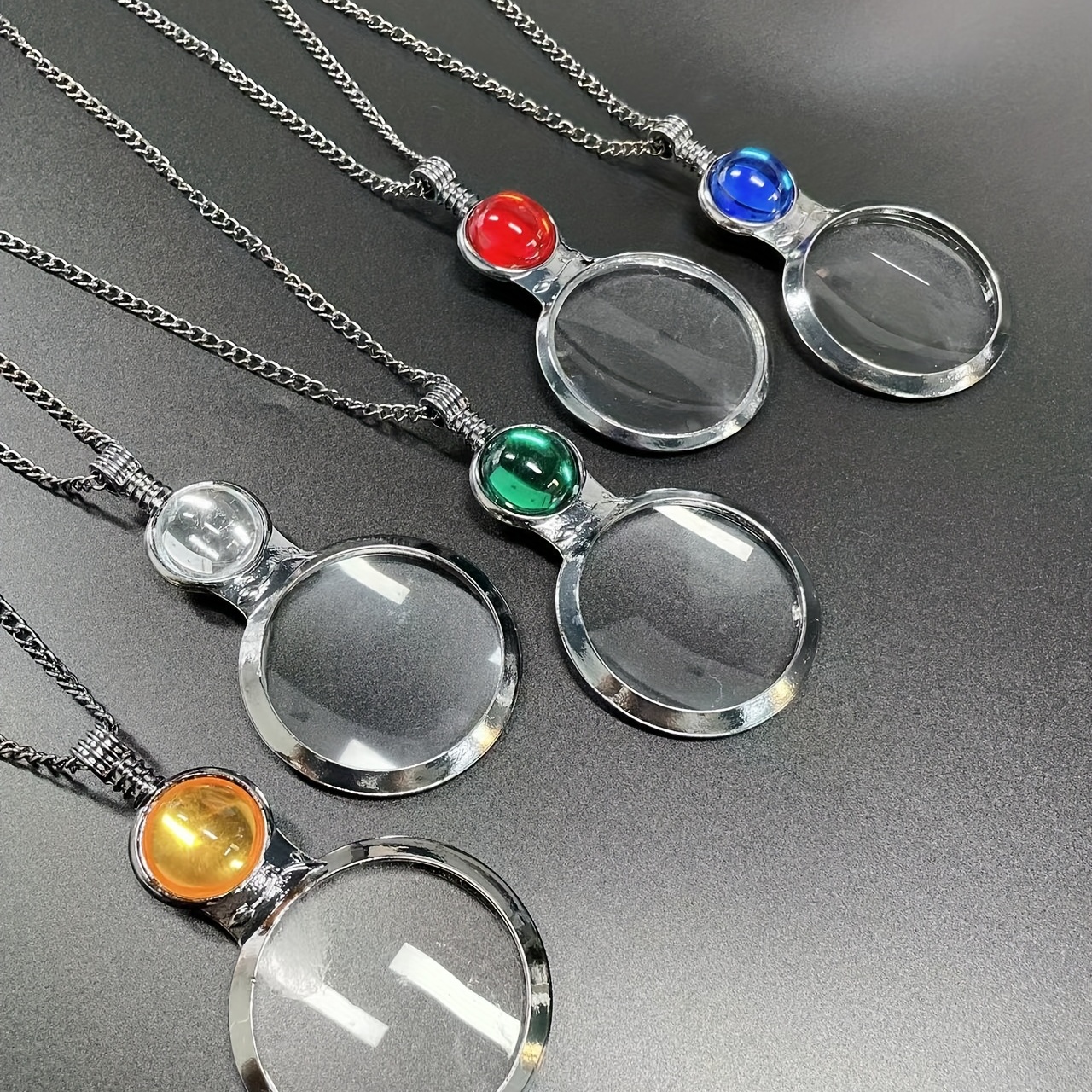 

Magnifier Pendant Necklace Women's Fashion Jewelry Trendy Necklace Chain Necklace