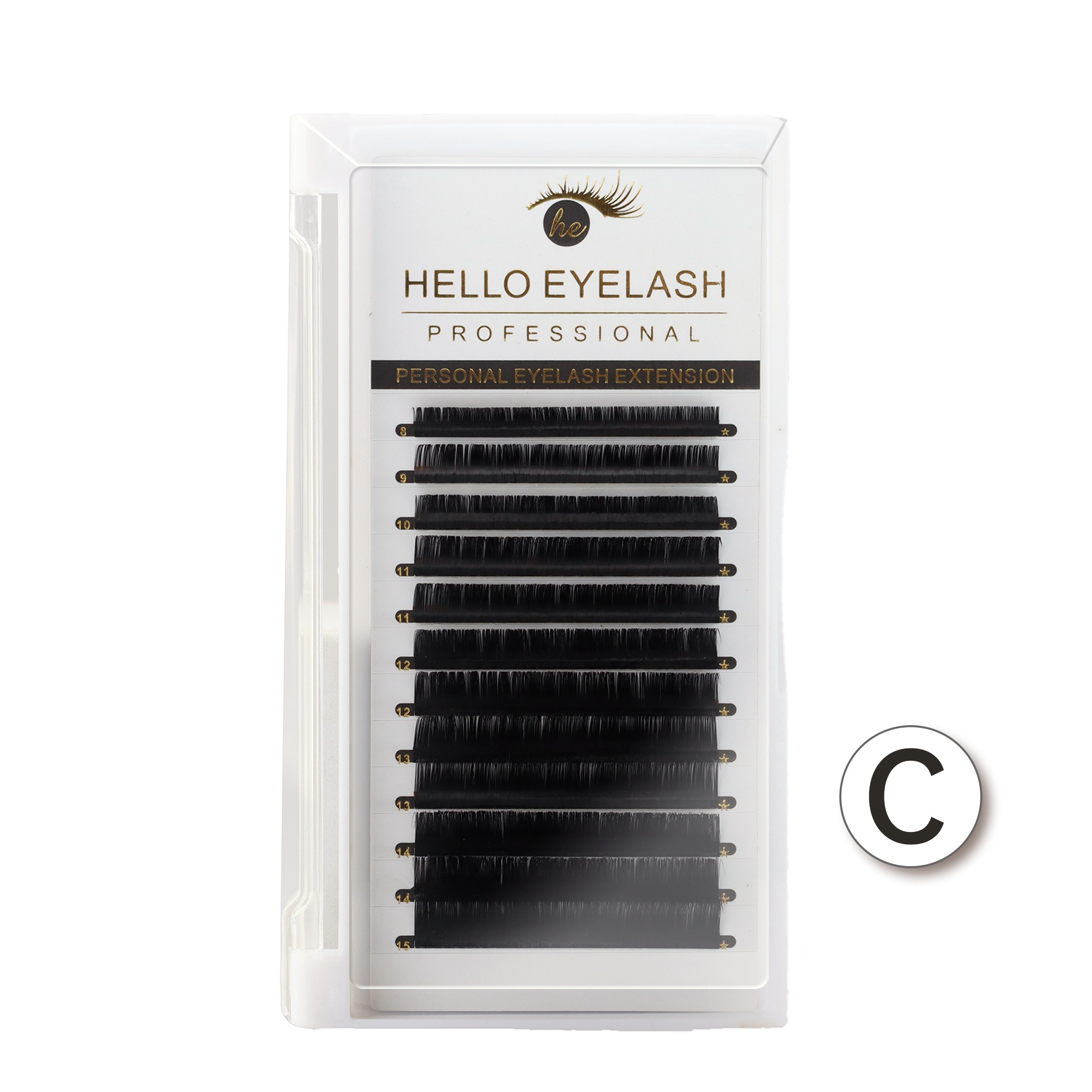 Volume Cashmere Silk Eyelash Extensions 0.03 C CC D DD Mixed Pack 8-15mm