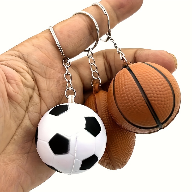 20 Pack Basketball Porte-clés pour les faveurs de fête, ballon de