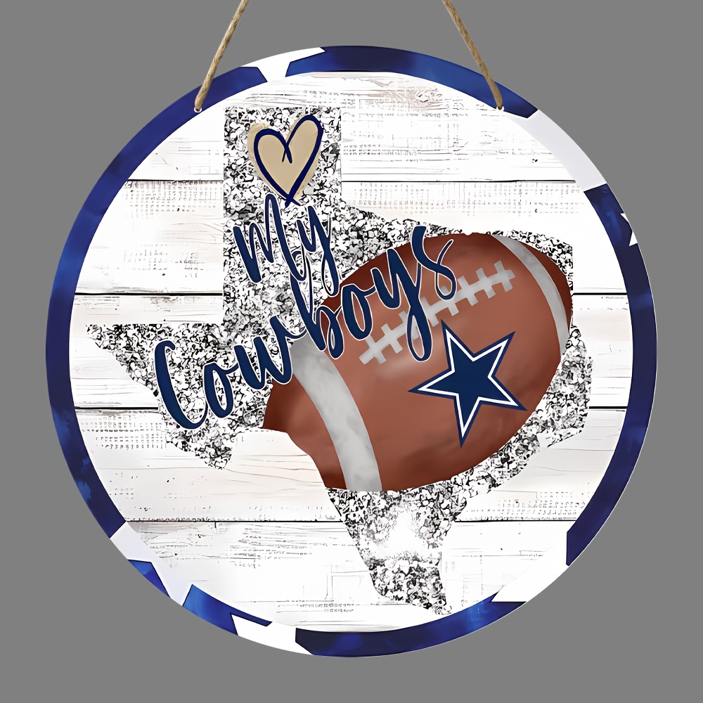 Dallas Cowboys Door Hanger Dallas Cowboys Door Sign Dallas 